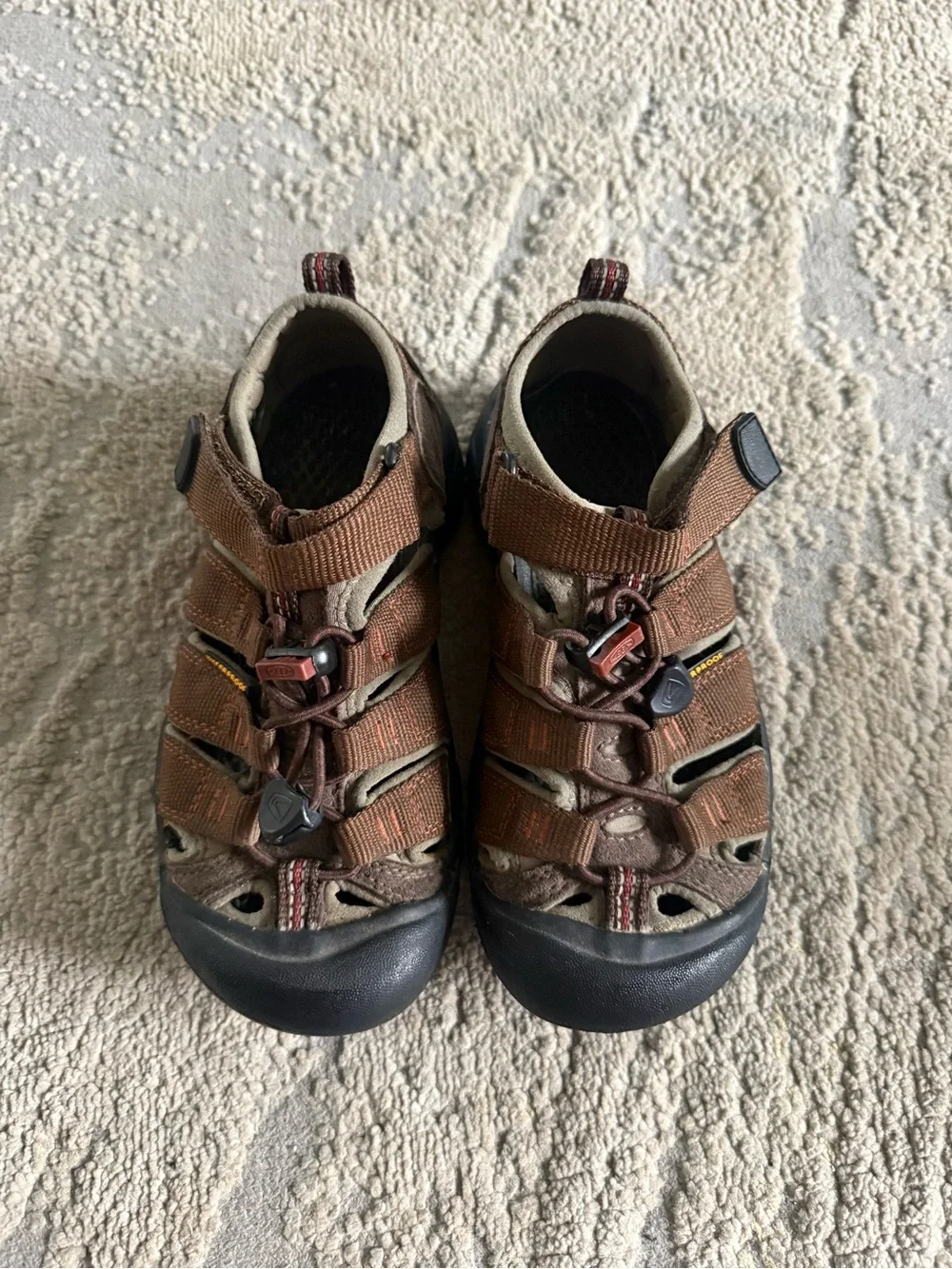 KEEN Newport H2 Kids' Waterproof Sport brown Sandals hiking shoes 1